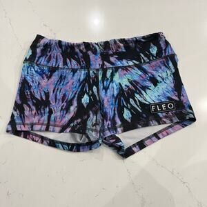 Fleo Tie Dye Workout Athletic Shorts Size Medium